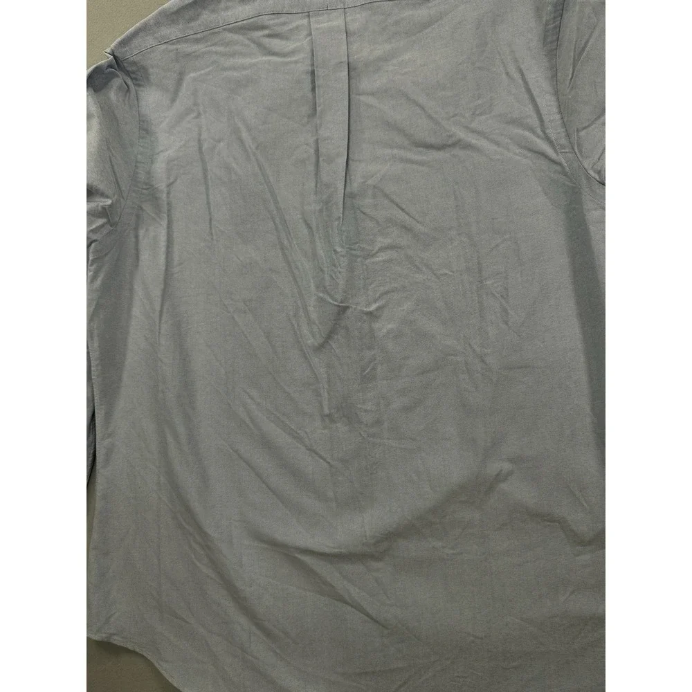 Polo Ralph Lauren Mens Custom Fit 17-34/35 Button Down Shirt Blue XXL Long Sleev